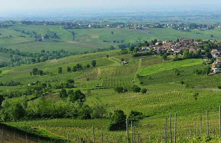 Panoramica sui colli piacentini