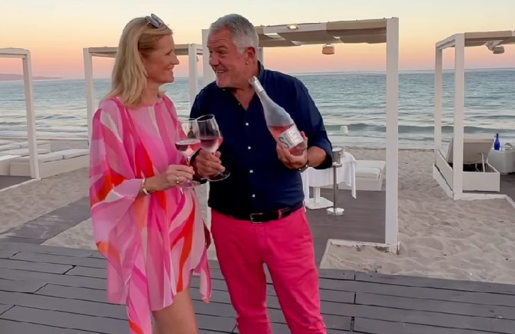 Jean-Paul Tréguer e sua moglie in Sardegna