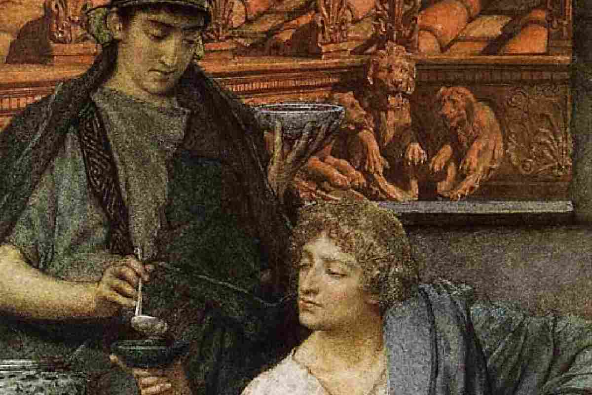 Alma Tadema “Il degustatore di vino romano”, 1861